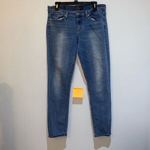 Lucky Brand Charlie Skinny blue jeans womens size 14/32